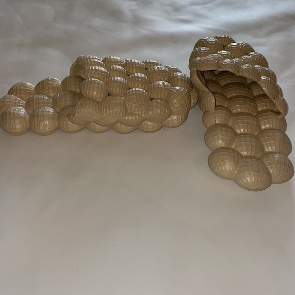 BUBBLE slippers Tan/off white 9-9.5 - Picture 5 of 8